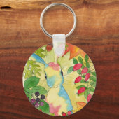 Autumn Bunny van Peppermint Art Sleutelhanger (Voorkant)