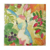 Autumn Bunny van Peppermint Art Tegeltje (Voorkant)