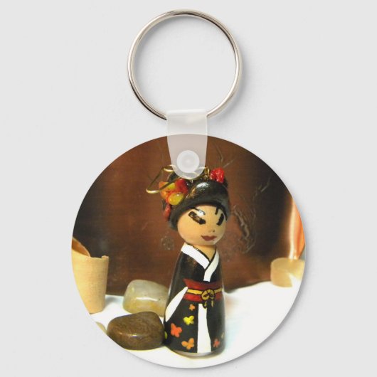 Autumn Butterflies III Sleutelhanger (Voorkant)