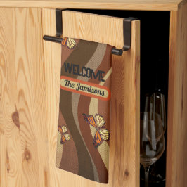 Autumn Butterflies Theedoek