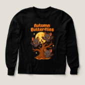 Autumn Butterflies – Whimsical Bat Illustration (Voorkant)