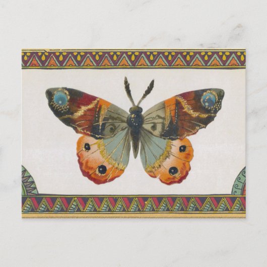 Autumn Butterfly Briefkaart (Voorkant)