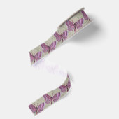 Autumn Butterfly Grosgrain Ribbon, 2 Yard Spool Lint (Achterkant)