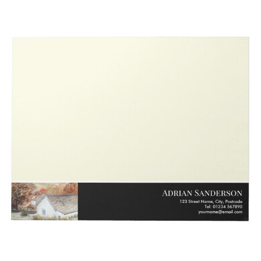 Autumn Buttermere Village Lake District England Notitieblok (Voorkant)