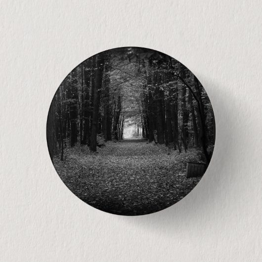Autumn BW Ronde Button 3,2 Cm (Voorkant)