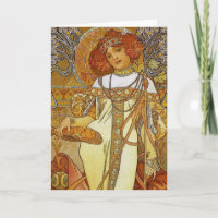 "Autumn" by Alphonse [Alfons] Mucha