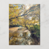 Autumn by the river briefkaart (Voorkant)