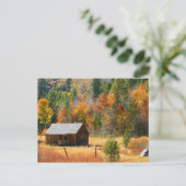 Autumn Cabin Briefkaart (Staand voorkant)