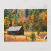 Autumn Cabin Briefkaart (Voorkant)