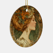 Autumn Cameo Ornament –  Art Nouveau stijl (Rechts)