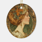Autumn Cameo Ornament –  Art Nouveau stijl (Links)