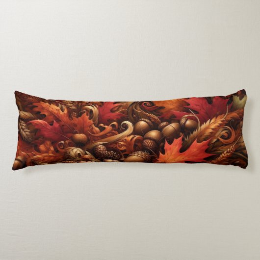 Autumn Camo - Omarm de warmte van de Herfst Lichaamskussen (Voorkant)