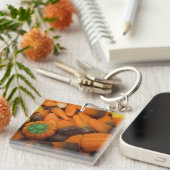 Autumn Candy Corn Acrylische Sleutelhanger (Voorkant Rechts)