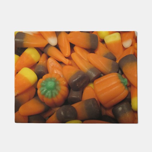 Autumn Candy Corn Seasonal Doormat Deurmat (Voorkant)
