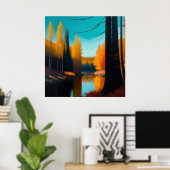 Autumn - Canvas Art Print (Thuiskantoor)