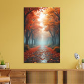 Autumn Canvas Print (Insitu (Woonkamer))