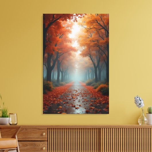 Autumn Canvas Print (Insitu (Woonkamer))