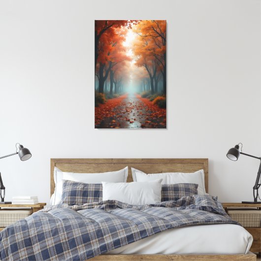 Autumn Canvas Print (Insitu (Slaapkamer))