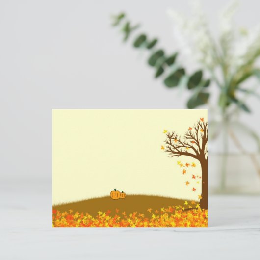 Autumn Card Briefkaart (Staand voorkant)