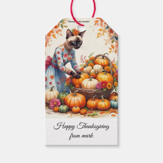 Autumn Cat heeft een nieuwe versie van "Blessings  Cadeaulabel (Voorkant)