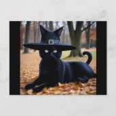 Autumn Cat Holiday Briefkaart (Voorkant)