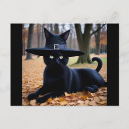 Autumn Cat Holiday Briefkaart