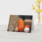 Autumn Cat Kaart (Gele Bloem)