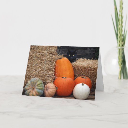 Autumn Cat Kaart (Voorkant)