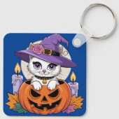 Autumn Cat Magic Sleutelhanger (Achterkant)