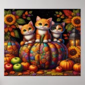 Autumn Cats Poster (Voorkant)