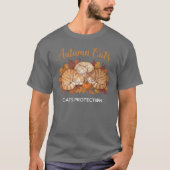 Autumn Cats T-Shirt | Official Cats Protection  (Voorkant)