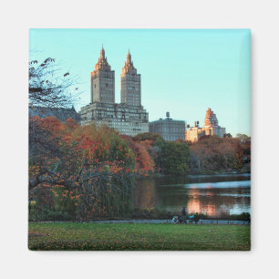 Autumn: Central Park Lake, San Remo Magneet