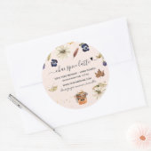 Autumn Chai Spice | Handgemaakte Homemade Candle Ronde Sticker (Envelop)