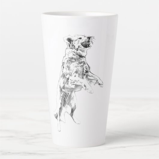 Autumn Chase ontketend Latte Mok (Voorkant)