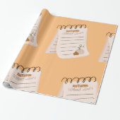 Autumn Checklist Notitieblok Herfst to do lijst Cadeaupapier (Uitgerold)