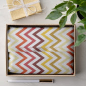 Autumn Chevron Pattern Tissuepapier (Geschenk)