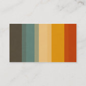 Autumn Chic Colors Visitekaartje (Achterkant)