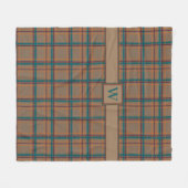Autumn Chic Plaid Fleece Deken (Voorkant (Horizontaal))