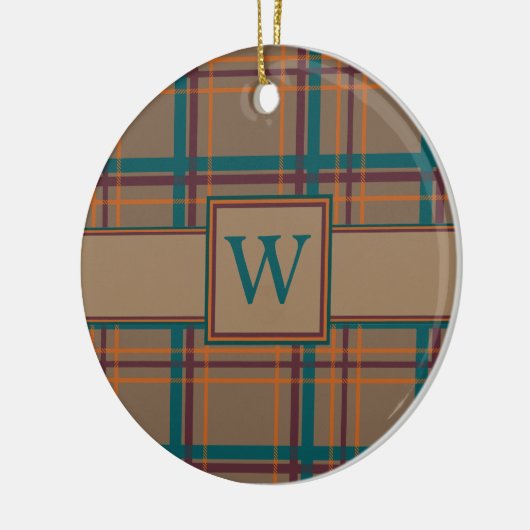 Autumn Chic Plaid Ornament (Links)