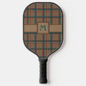 Autumn Chic Plaid Pickleball Paddle (Voorkant)