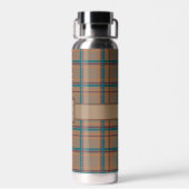 Autumn Chic Plaid Waterfles (Achterkant)