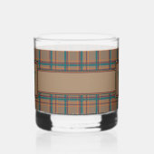 Autumn Chic Plaid Whisky Glas (Rechts)