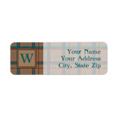 Autumn Chic Play Return Address Label (Voorkant)