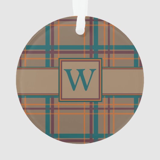 Autumn Chic Pset AcrylOrnament Ornament (achterkant)