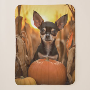 Autumn Chihuahua Sherpa Deken