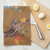 Autumn Chipmunk~keukenhanddoeken Theedoek (Quarter Fold)