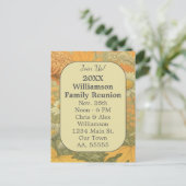 Autumn Chrysanthemum Family Reunion Kaart (Staand voorkant)