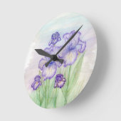 Autumn Circus en Art Deco Iris" Ronde Klok (Hoek)