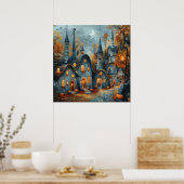 Autumn Cityscape Poster (Keuken)
