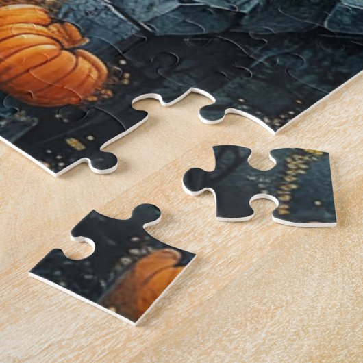 Autumn Cityscape Puzzle Legpuzzel (Zijkant)